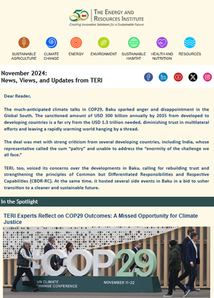 TERI Newsletters